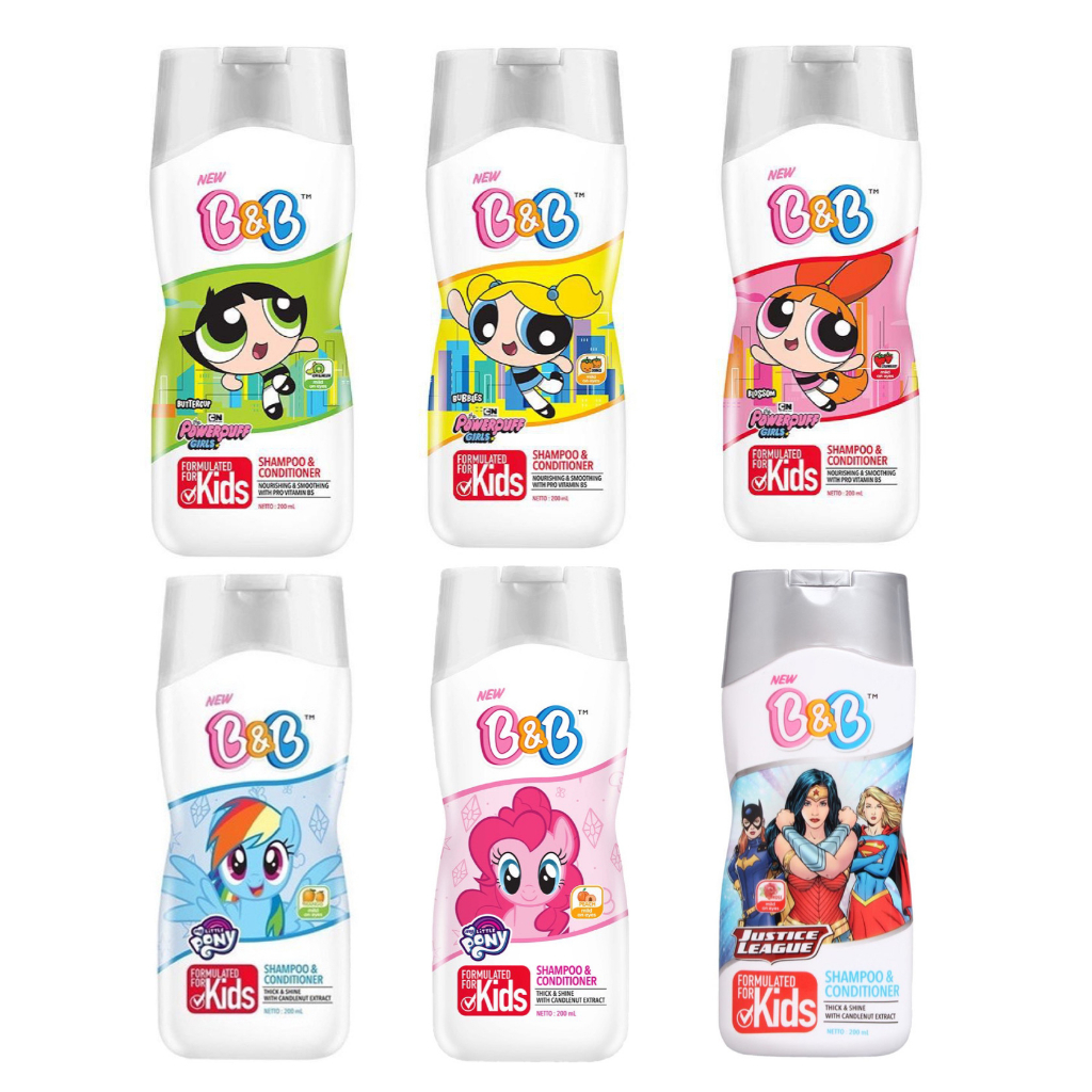 B&amp;B KIDS SHAMPOO&amp;CONDITIONER 100ML/200ML