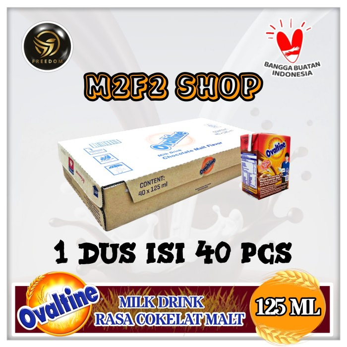 

Ovaltine Milk Kotak UHT Chocolate Malt | Susu Cokelat - 125 ml (Kemasan Karton)