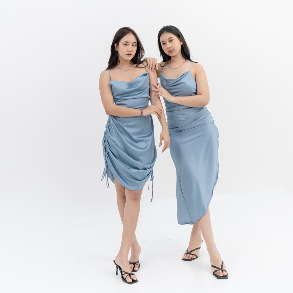 RESASI DRESS / Mini Dress / Long Dress / Dress Satin