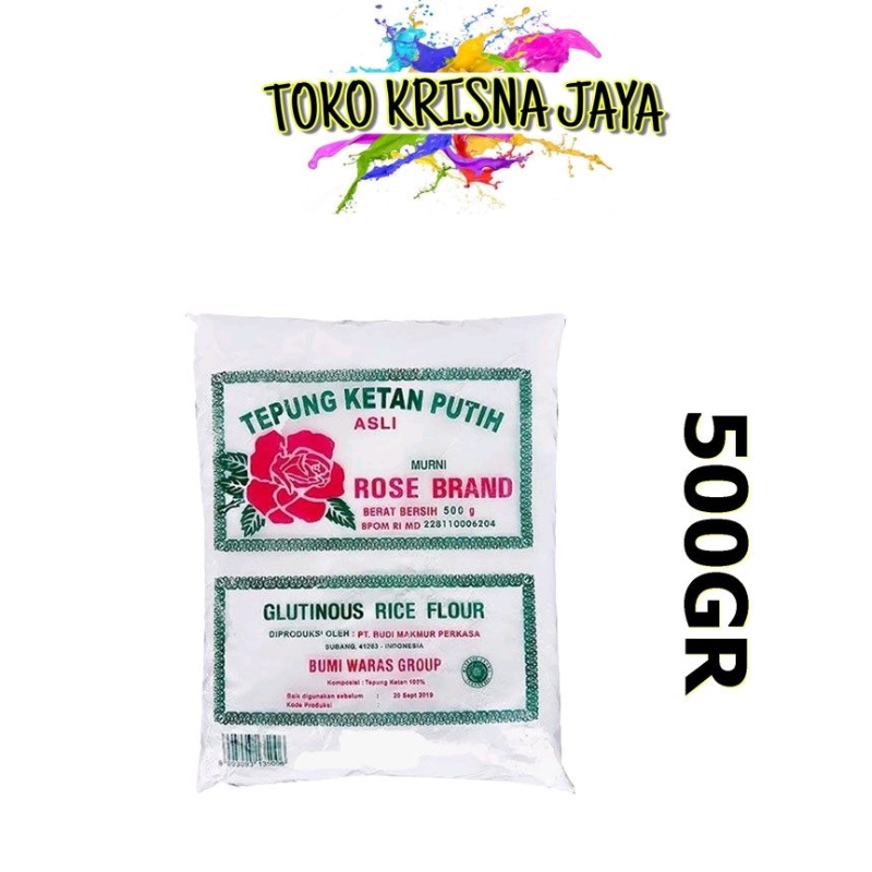 

TEPUNG KETAN PUTIH ROSE BRAND 500GR