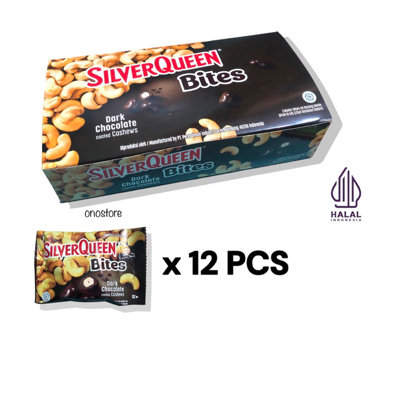 

Silverqueen Bites Dark Chocolate 12 x 30 g