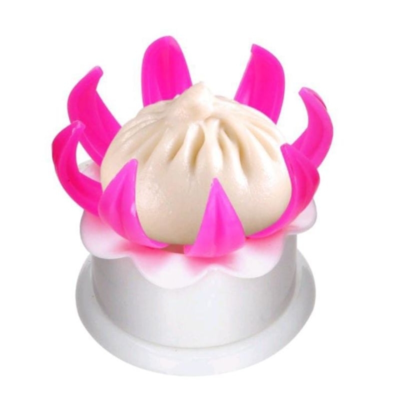 Cetakan Bakpao  Roti Bentuk Bunga Lotus / Dumpling Steam Bun Maker