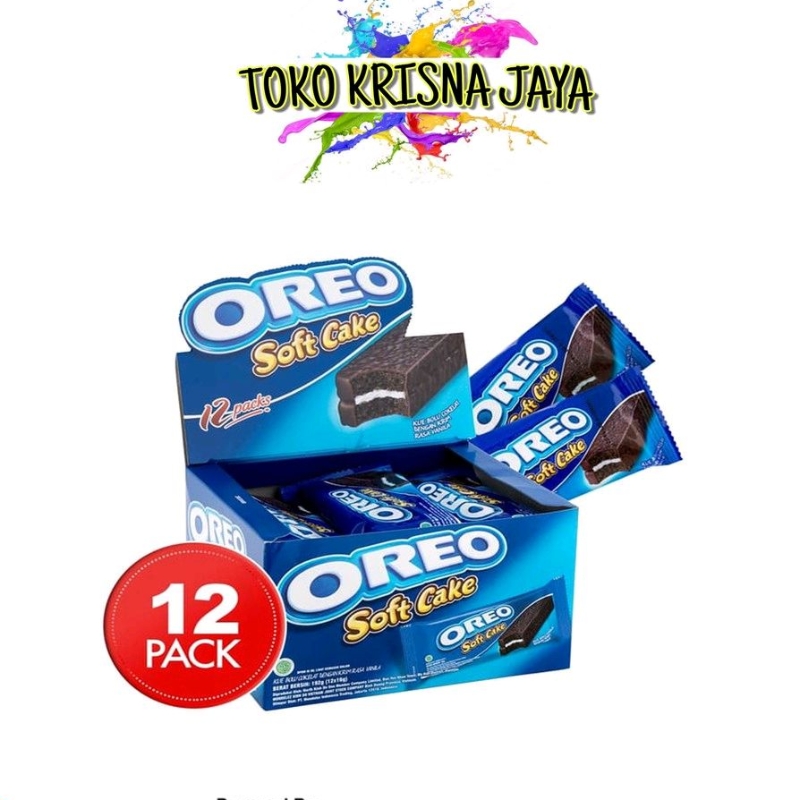 

OREO BOLU SOFT CAKE RASA COKELAT | VANILA 1 PACK ISI 12PCS X 16GRAM