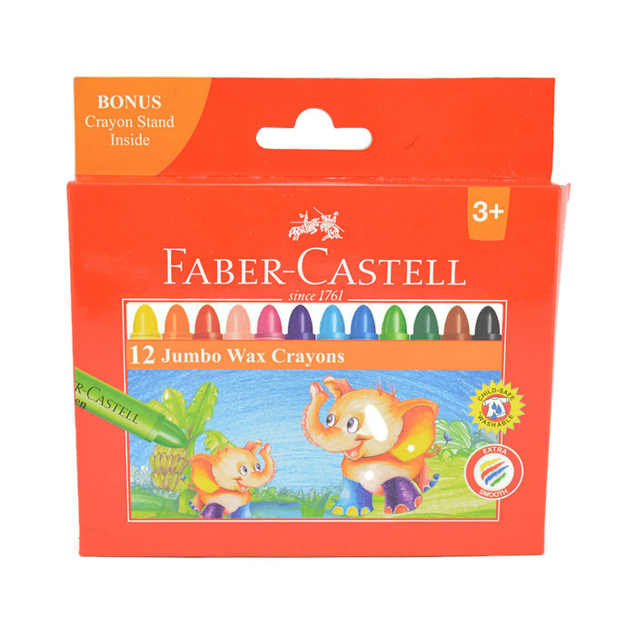 

Wax Crayon Faber Castell 12, 16 dan 24 Warna untuk anak