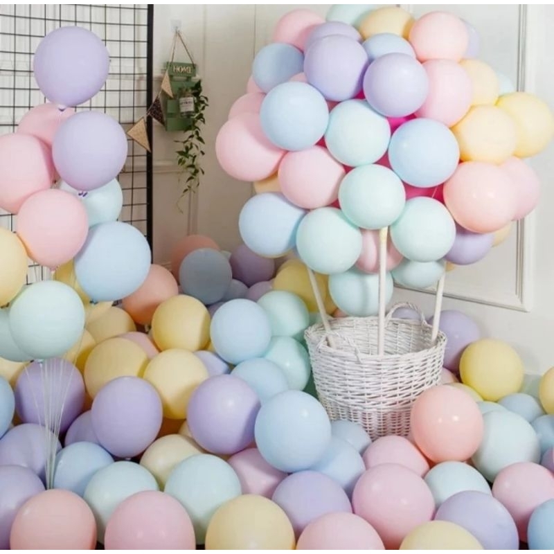 balon latex 10 inch balon warna pastel balon warna macaron balon acara