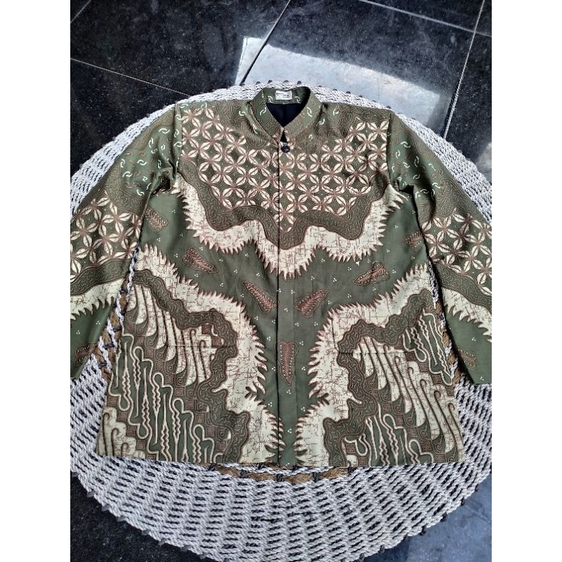 nuw basofi batik sage green