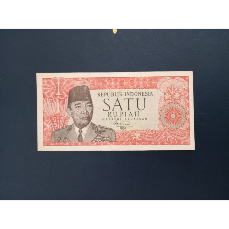 1 rupiah seri sukarno unc AF 473808