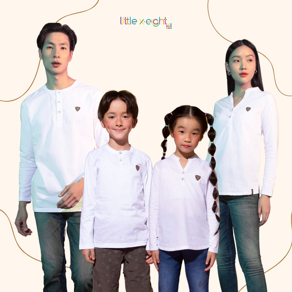 Little X eight Chavezz T-Shirt Couple Family - Couple Family Kaos Lengan Panjang