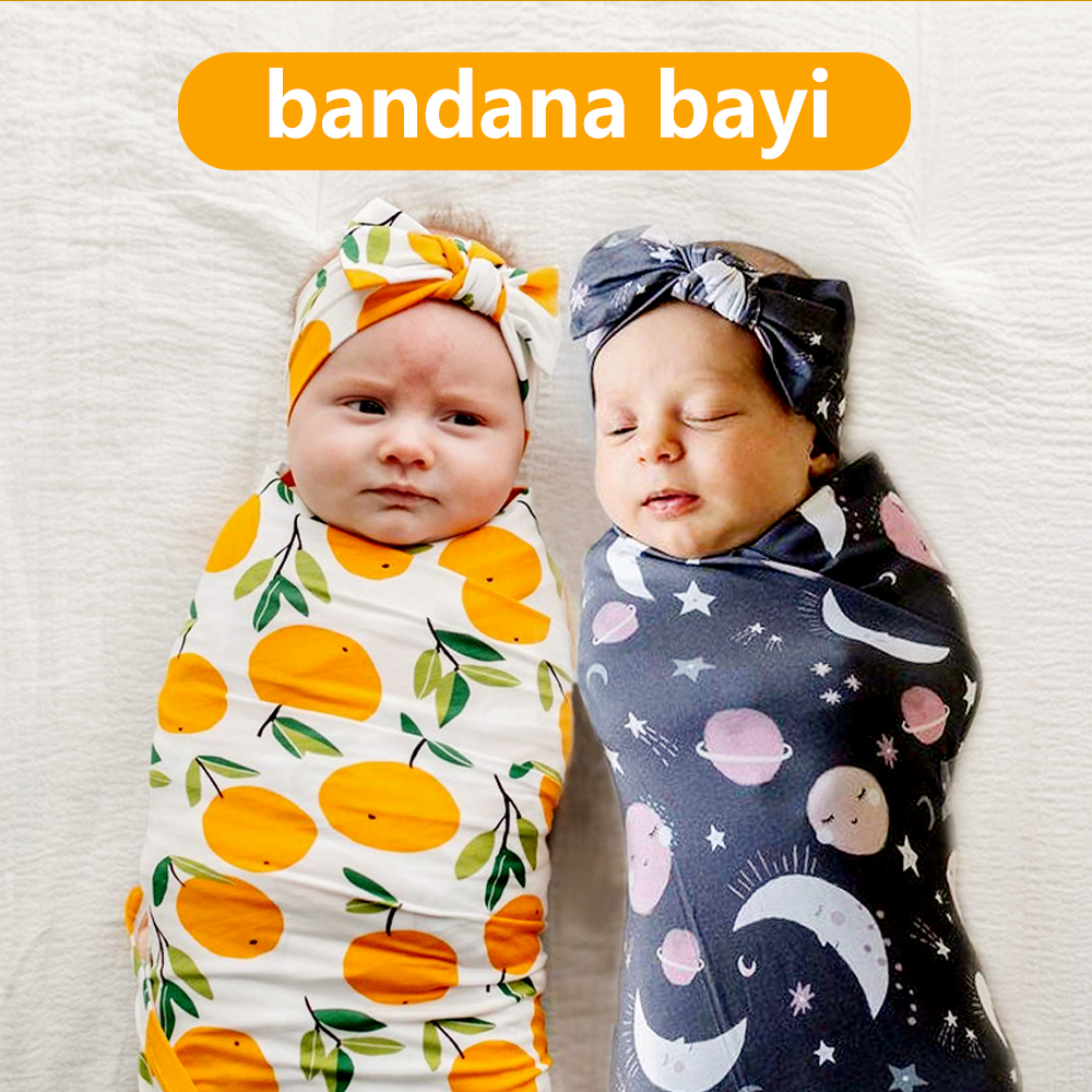 Lacoo Bedong selimut bungkus bayi Rajut bayi kain