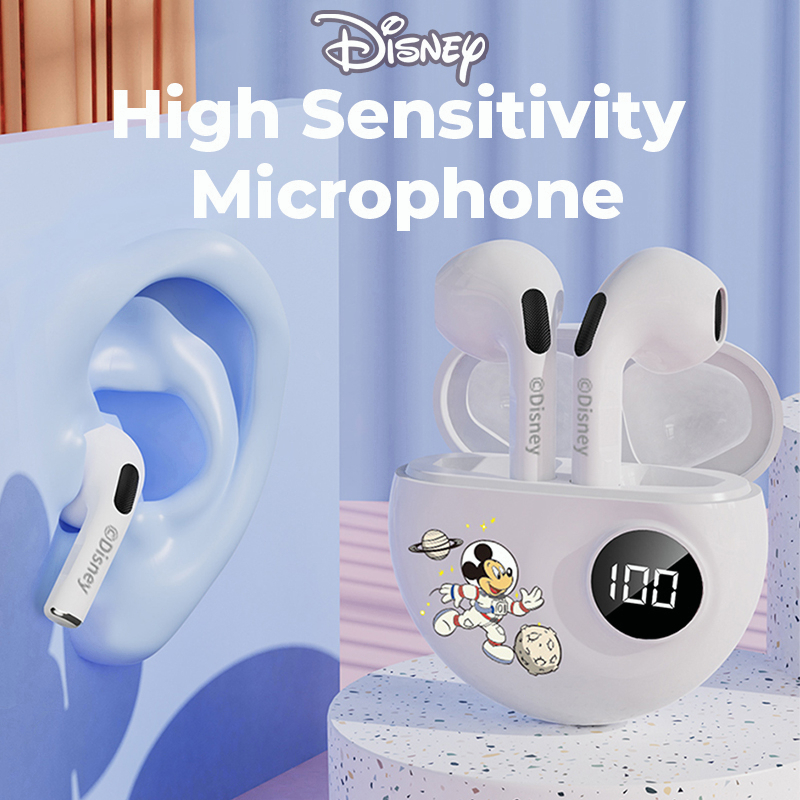 Disney Headset Earphone In-Ear Bluetooth Wireless Tws Hifi Noise Reduction