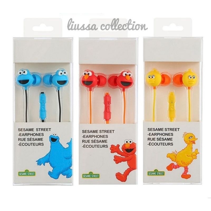 Earphone Miniso - Sesame Street Earphones