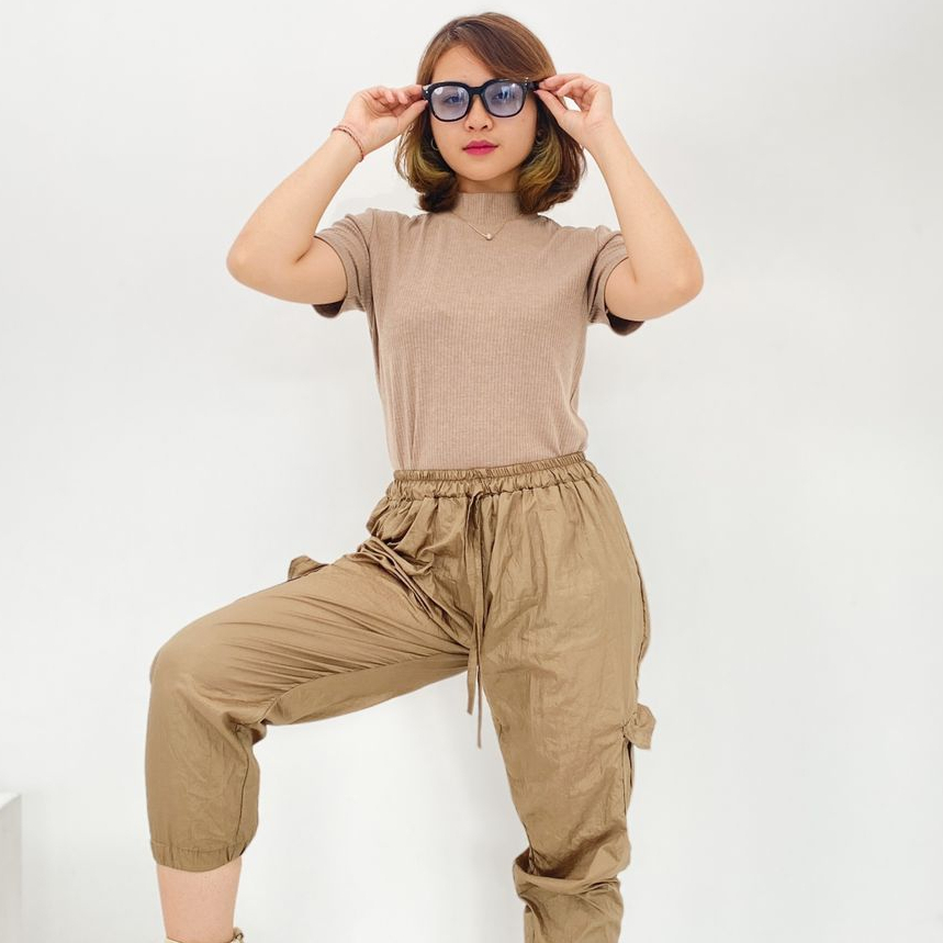 READY JOGGER CARGO PANTS//KULOT PANJANG PARASUT WANITA//JOGER KOREAN STYLE