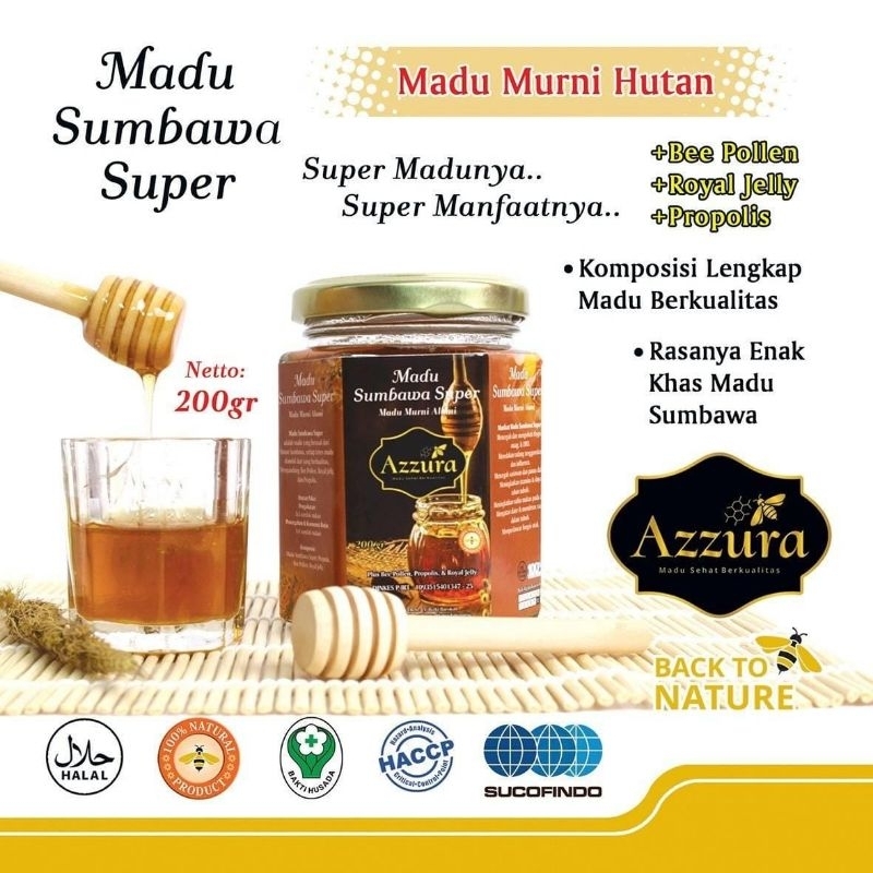 

Madu Azzura-Madu Sumbawa Super 400gr