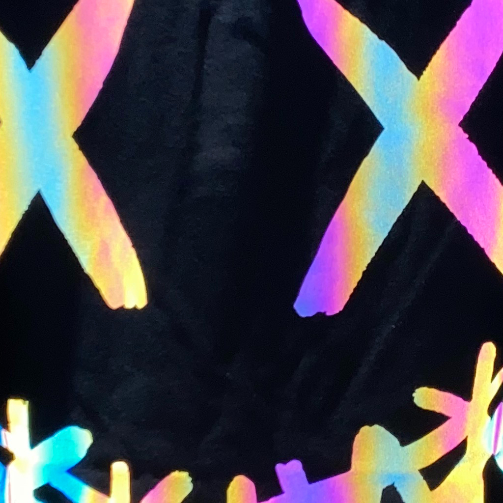 RIC Ricky Is Clown Reflective Black Tee