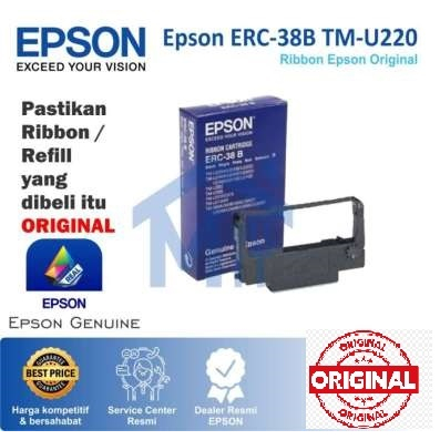 Ribbon Catridge ERC38 ERC 38B ERC-38 ERC38B TM-U220 TMU220 TM220 Original