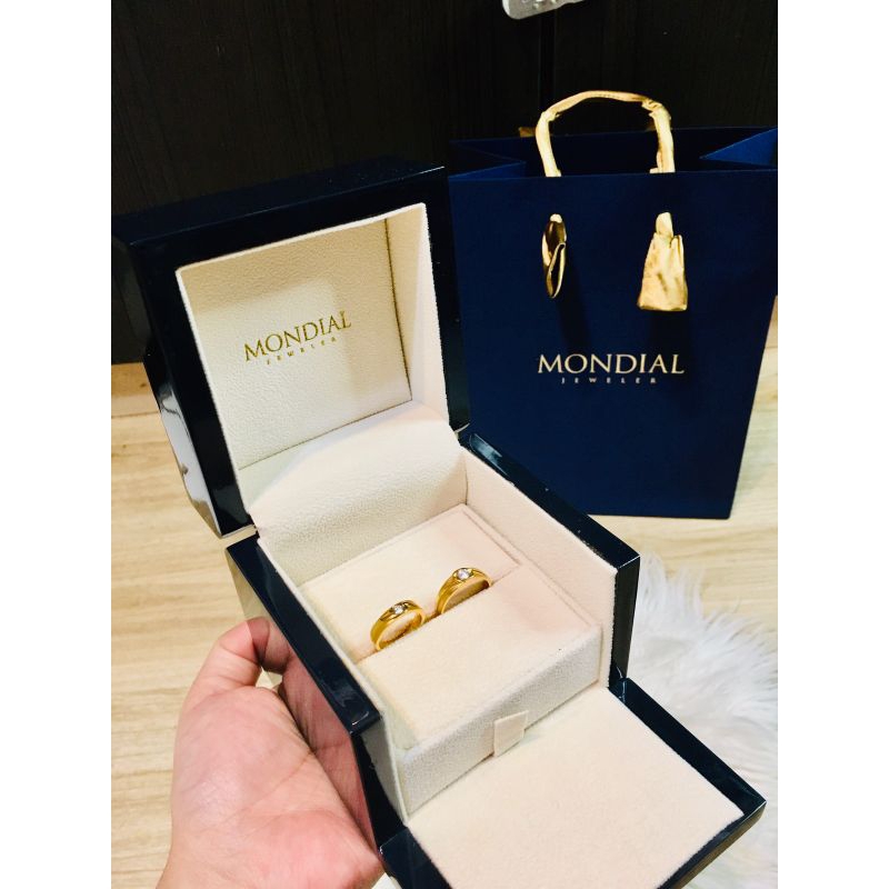 wedding ring box MONDIAL authentic