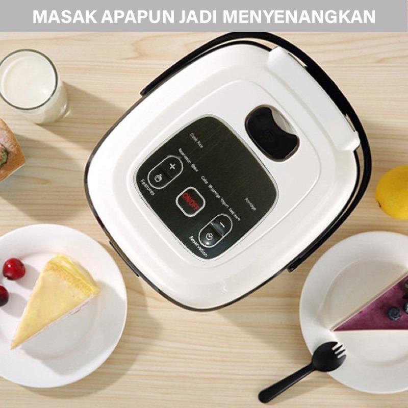 GM Bear Penanak Nasi Rice Cooker 1223-Big Multifunction Rice Cooker D4H7