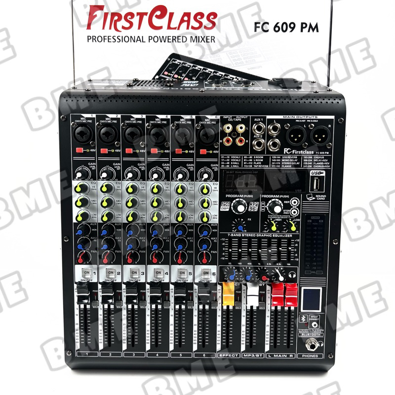 power amplifier firstclass fc609pm / fc 609 pm / fc609 pm 500 watt x 2