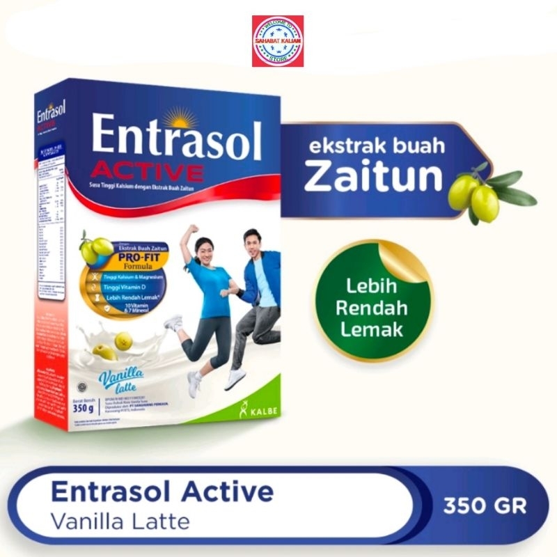 

ENTRASOL ACTIVE VANILLA LATTE 340GR PER 1 BOX