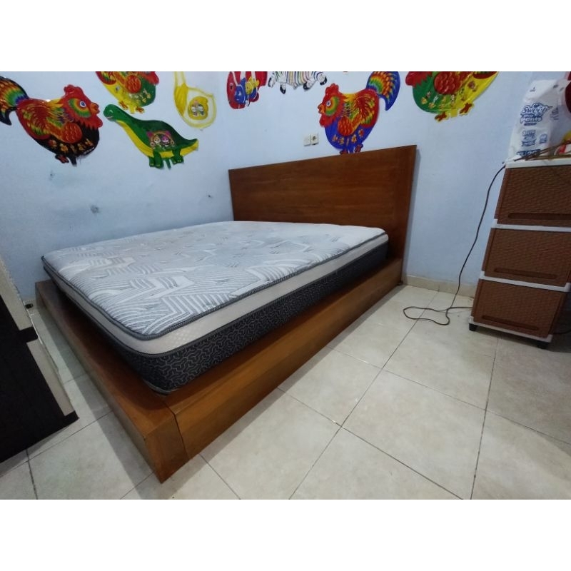 DIPAN JATI MINIMALIS 160X200