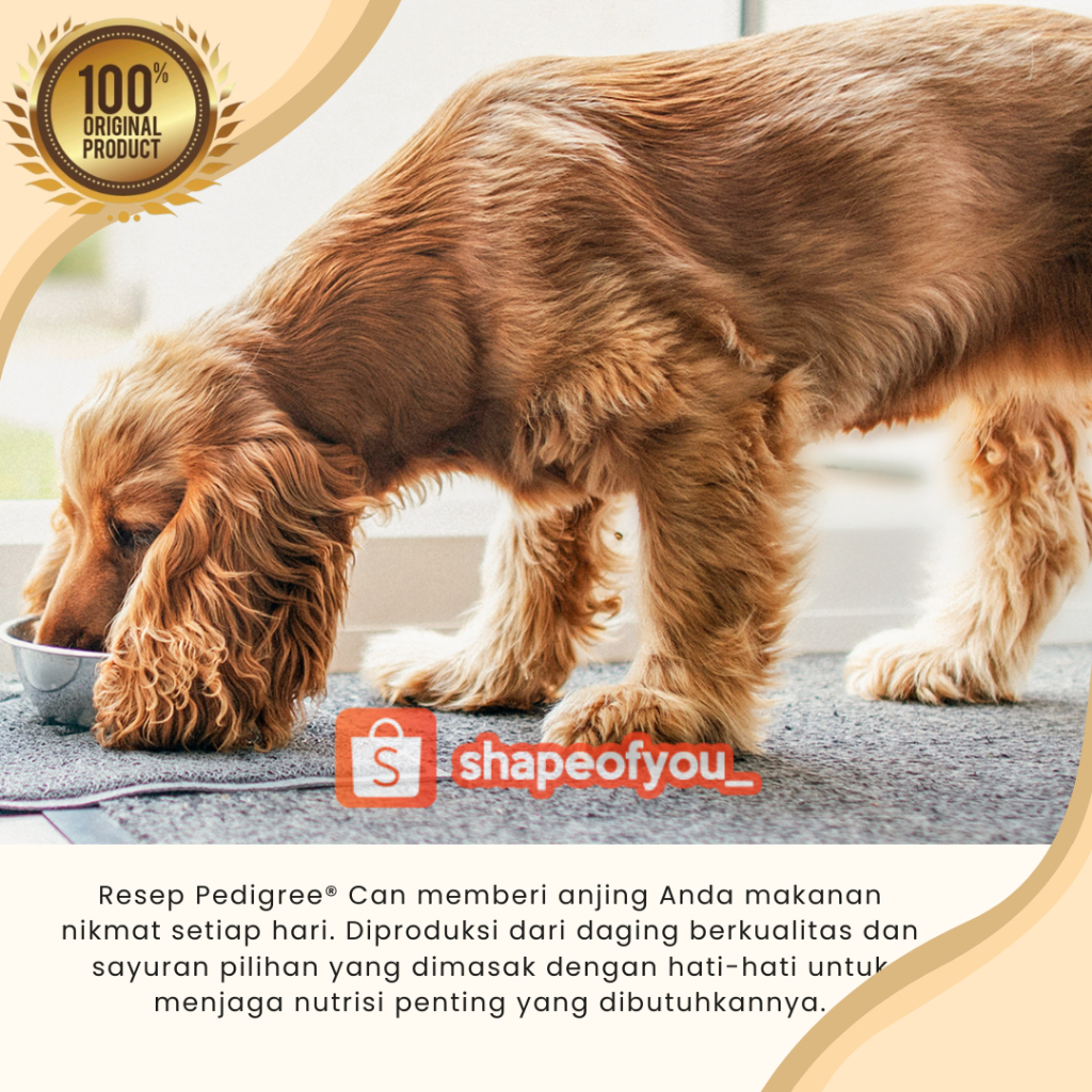 Pedigree Kaleng 400gr Dog Wet Food Can Kalengan Pedigri Makanan Basah Anjing Pedigre Puppy 400gr