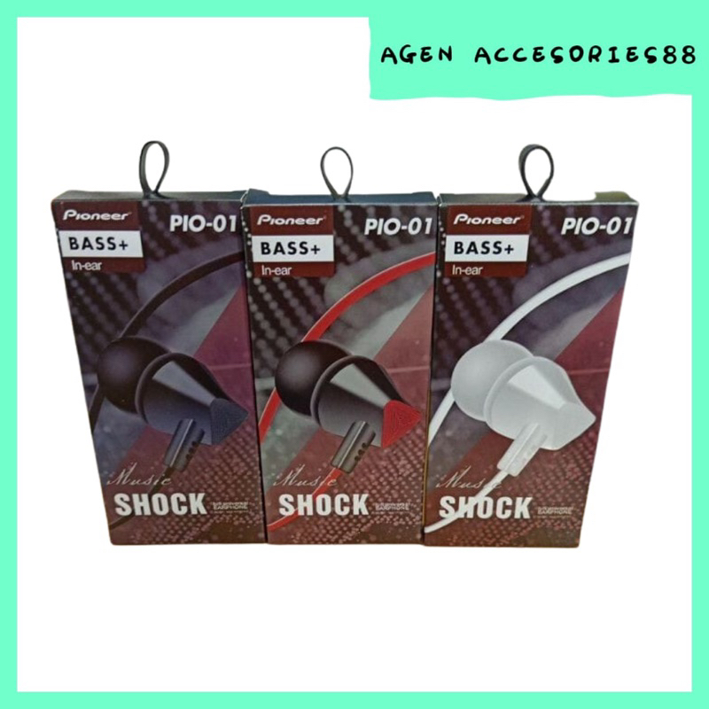 Headset/ Handsfree / Earphone Pioner P10-01 Super Bass + MIC