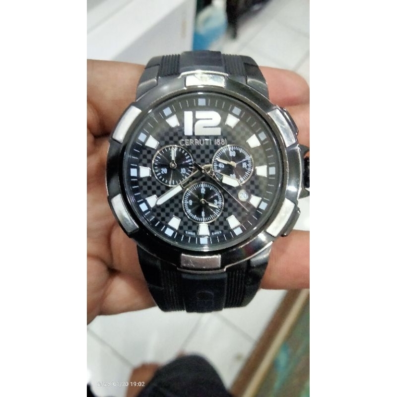 Jam tangan second Cerruti Original Chronograph
