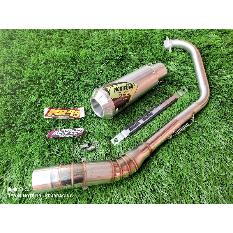 KNALPOT RACING NORIFUMI GTX PRO R15 VIXION BYSON CBR MX KING