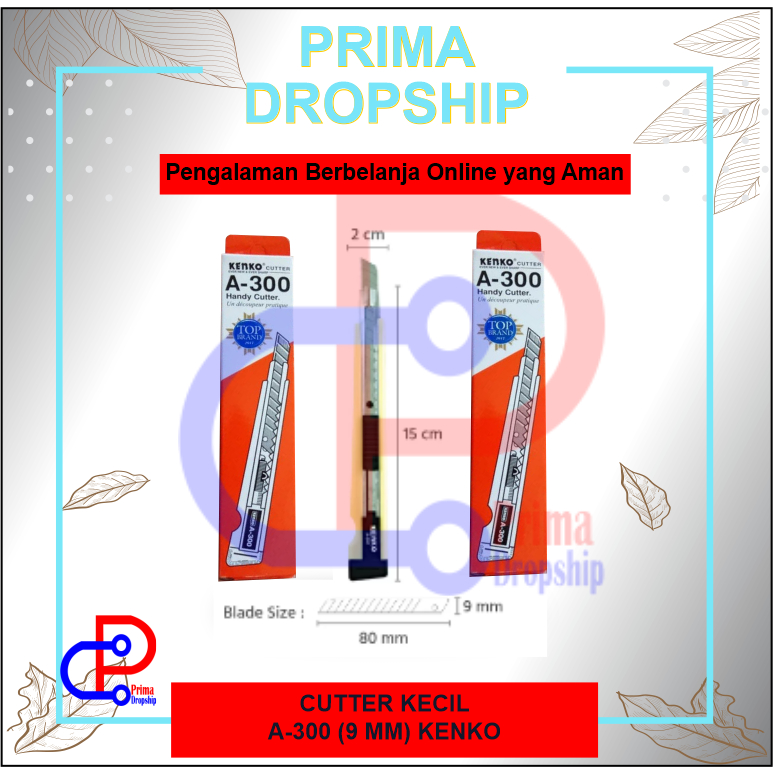 

Cutter Blade Pisau Cutter A-100 (9 mm) Kenko