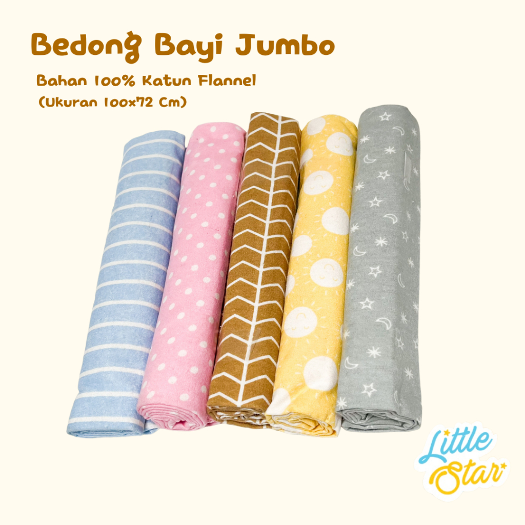 LS 2in1 Newborn Baby Gift Set Bag Paket Bedong Handuk Bayi Baru Lahir