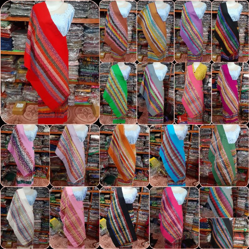 SONGKET HARUNGGUAN TENUN TANGAN TARUTUNG WARNA UNIK