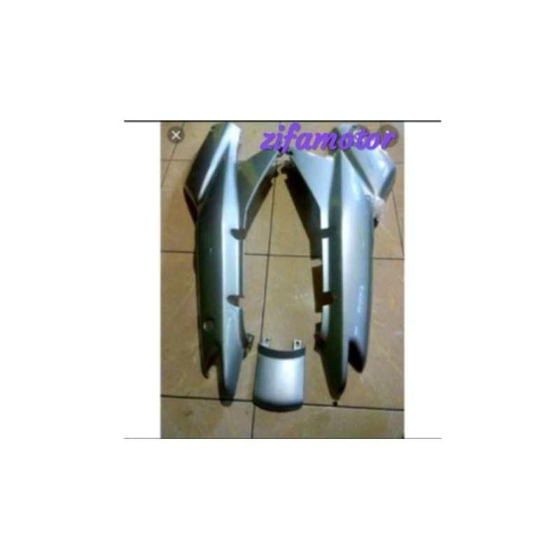 cover body honda supra x lama warna silver