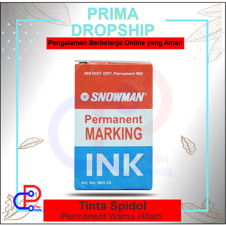 

Tinta Spidol Permanent Warna Hitam