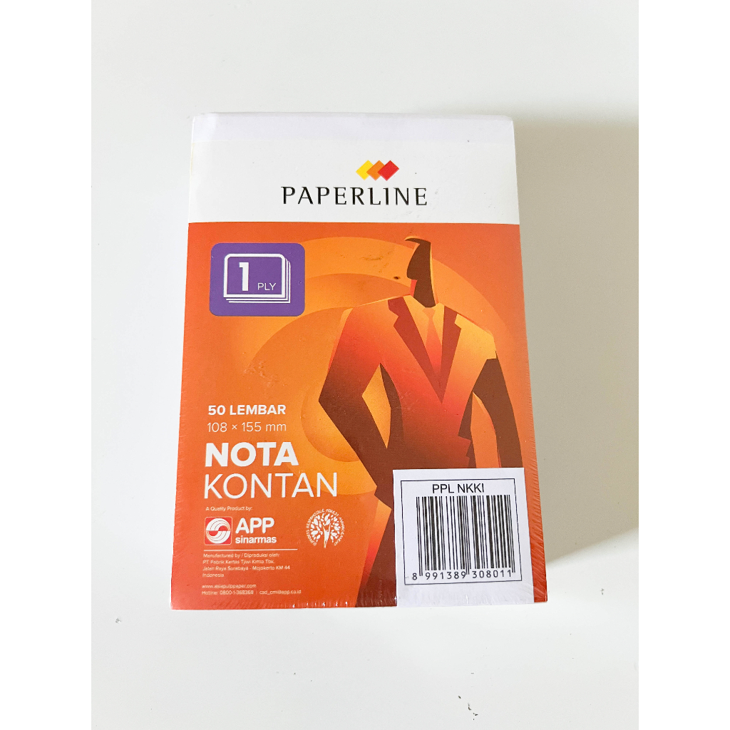 

Nota Kontan PAPERLINE 1 Rangkap Kecil 1 Ply