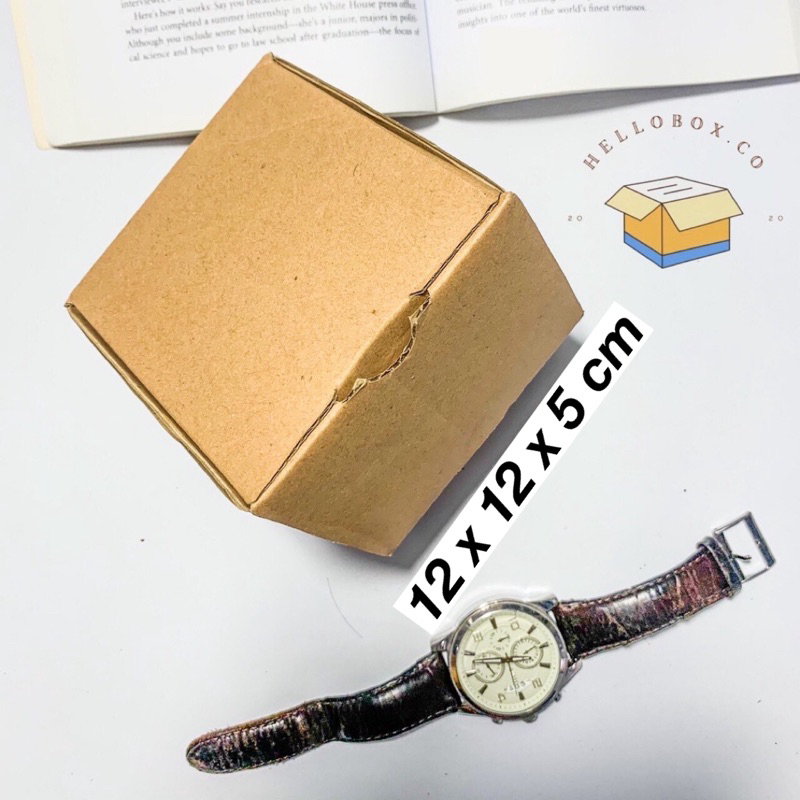 

Kardus Box Die Cut 12x12x5 CM Kotak Packing Hampers Polos