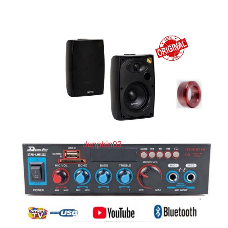 Sound speaker 2titik BMB paket sound Cafe Restoran