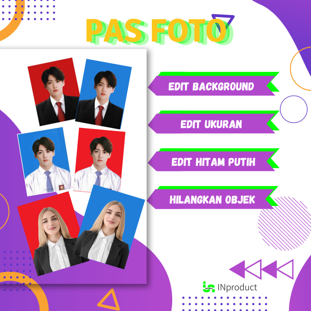 Cetak Pas Foto Ijazah Berbagai Ukuran