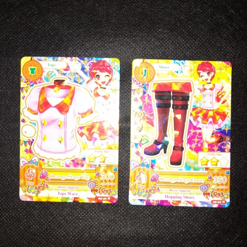 (AIKATSU CARD) Orange Stage Set