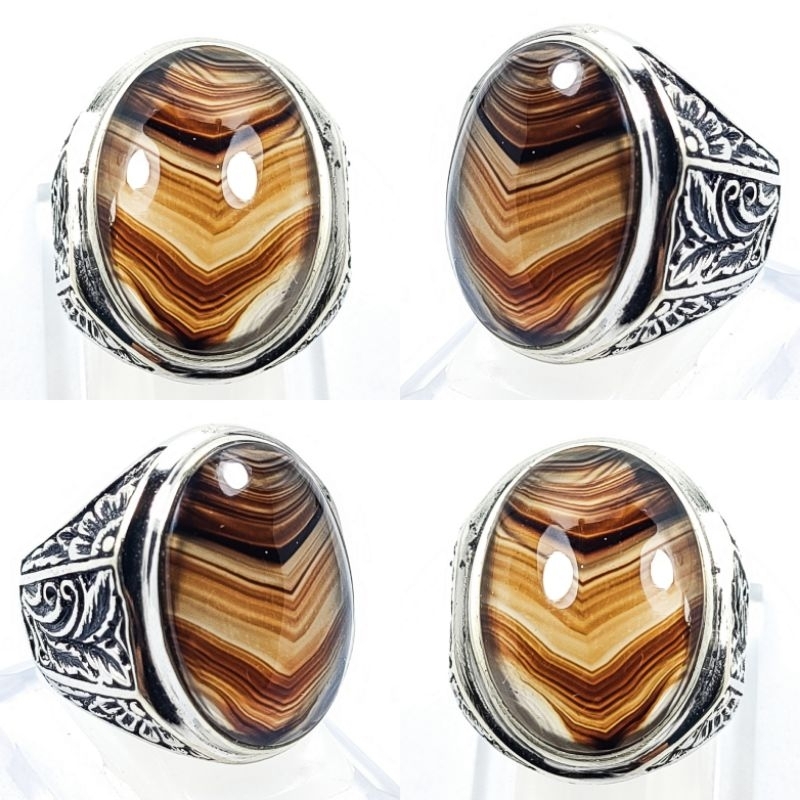 BATU CINCIN JUNJUNG DERAJAT NATURAL PICTURE AGATE KODE 02516