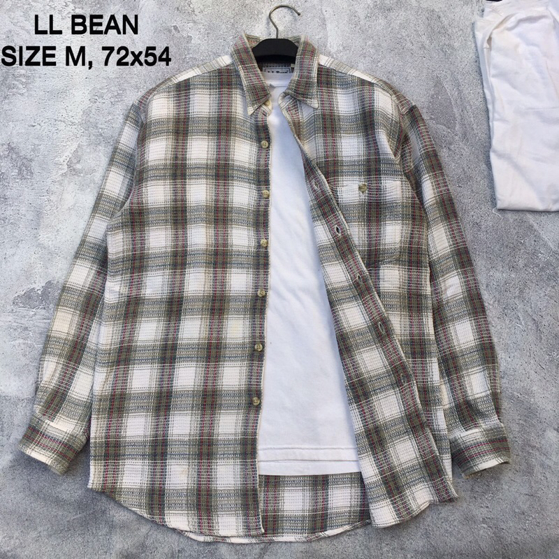 Kemeja flannel LL BEAN