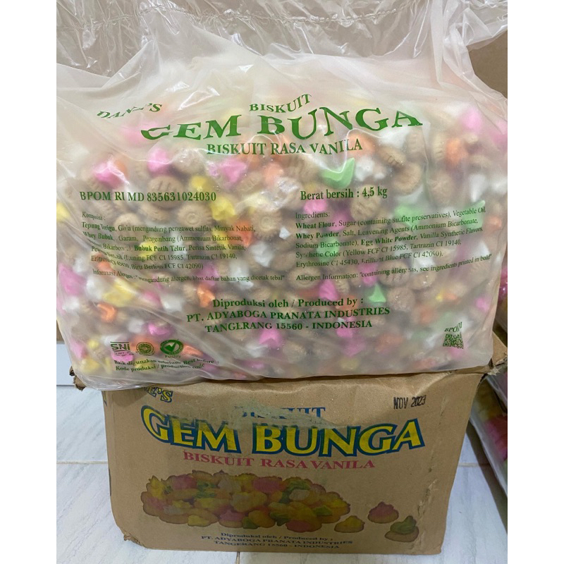 

Gem bunga 4kg (duss)