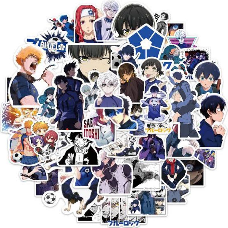 

Stiker Blue Lock 30pc Anime Sticker Set Bluelock Yoichi Isagi Zantetsu