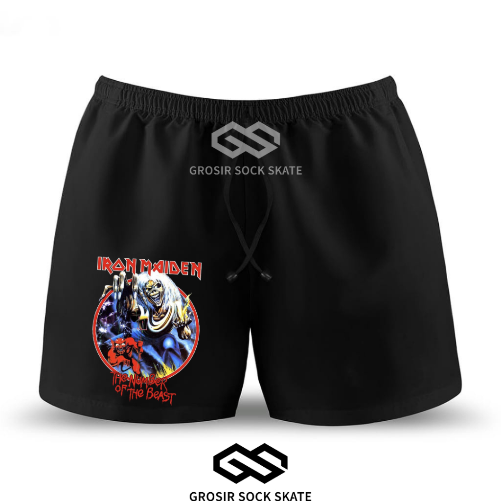 BOXER CELANA PENDEK MUSIC BAND IRON MAIDEN