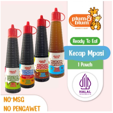 Plum &amp; Blum Saus Tiram Kecap Mpasi No MSG - 130 gram