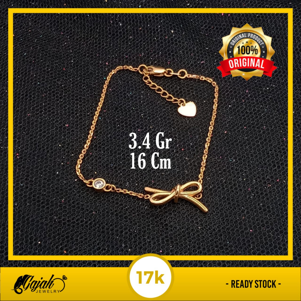 Gelang Emas 17K - 3.4 Gr Kadar 750 - 5586