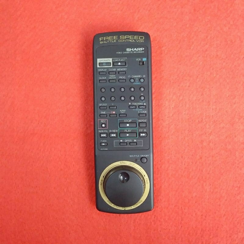 REMOTE VIDEO CASSETTE RECORDER SHARP ORIGINAL
