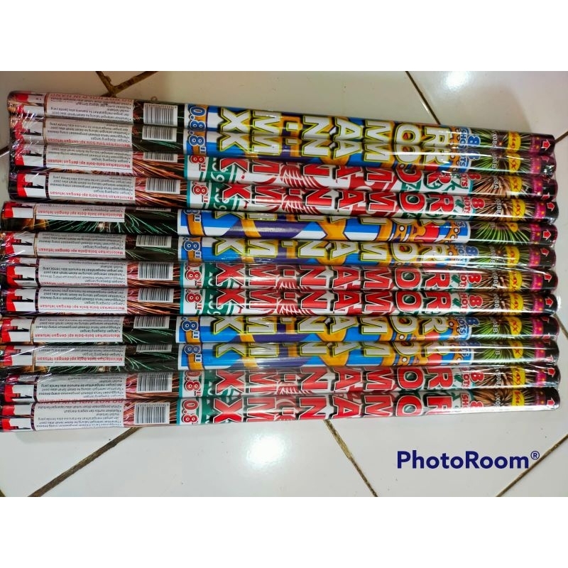 KEMBANG API ROMAN CANDLE 8 SHOT 0,8 &quot; / ROMAN CANDLE 8 TEMBAKAN DIAMETER 0,8&quot;  HARGA PER BATANG