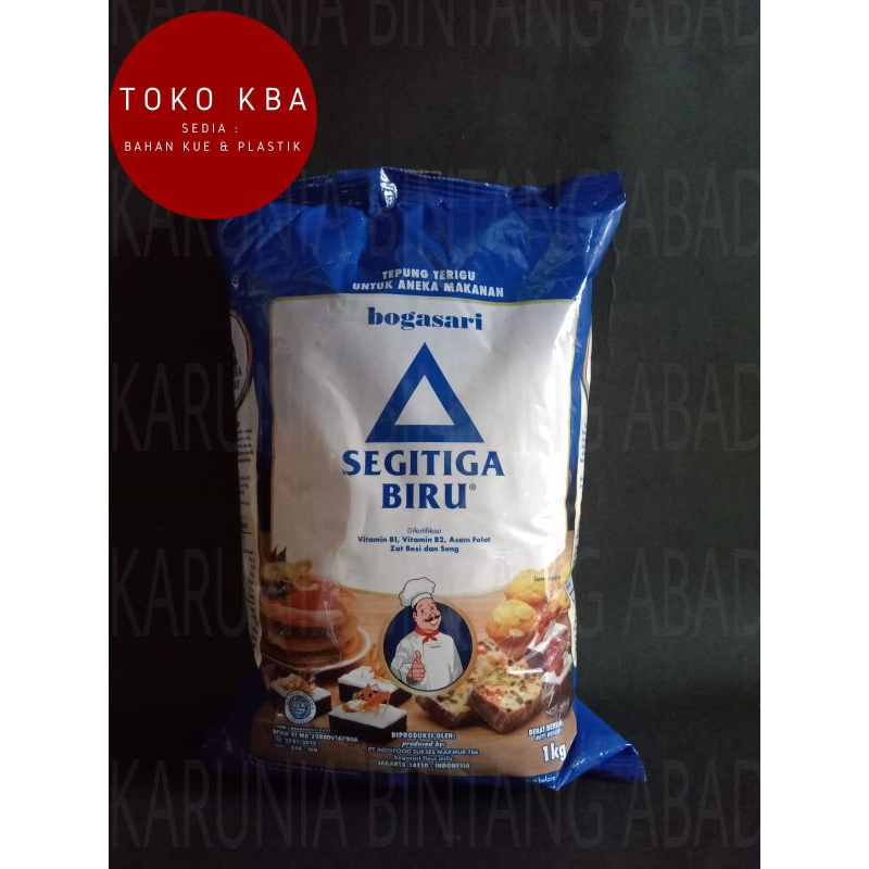 

Tepung Terigu Segitiga Biru Bogasari 1 kg