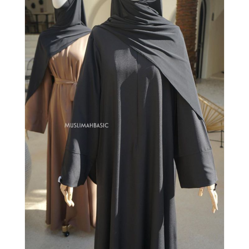 NOOR ABAYA by Muslimah Basic Abaya Musba Casual Abaya Abaya Syari Muslimah Abaya Polos