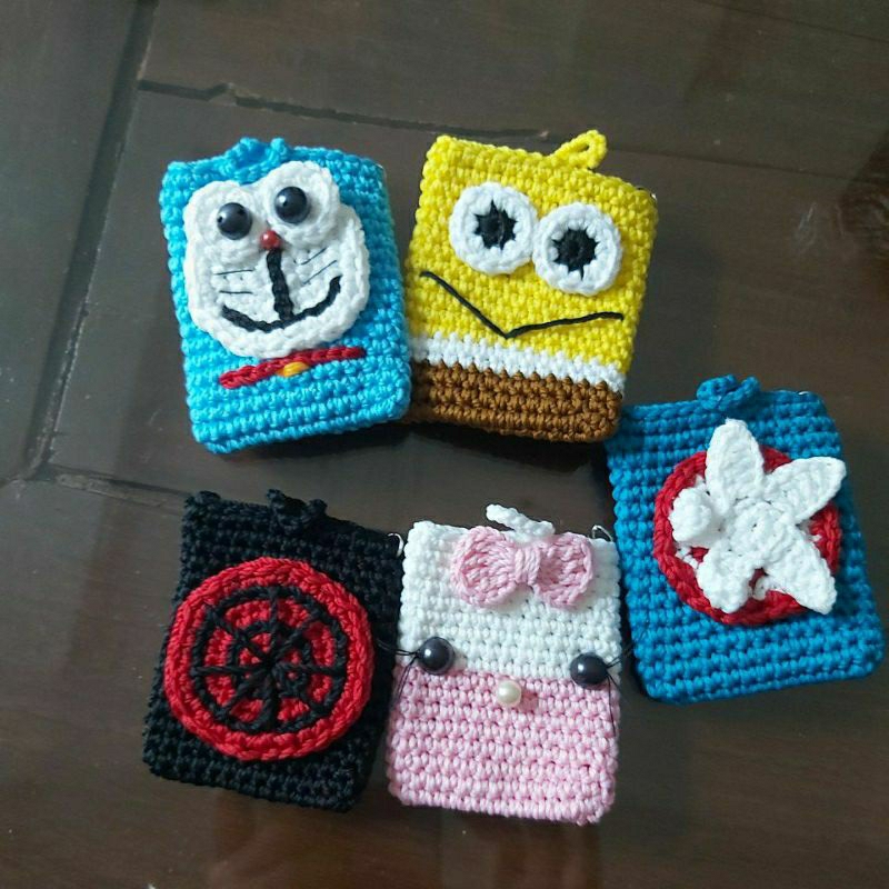 souvenir Dompet angpou rajut